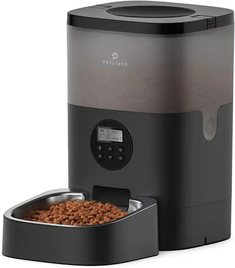 PETLIBRO 6L Automatic Dog Feeder with Timer, Voice Recorder, and Anti-Clogging Design