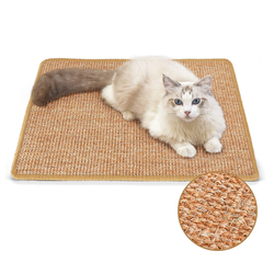 Large Natural Sisal Cat Scratcher Mat - 23.6" x 31.5" - Protect Furniture & Carpets