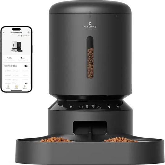 PETLIBRO Automatic Cat Feeder with WiFi, Adjustable Meal Splitter, Fresh Food Storage, Stainless Steel Bowl